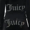 Technicolor Customizable Big Bling Velour Hoodie Technicolor Customizable Big Bling Velour Hoodie