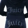 Technicolor Customizable Big Bling Velour Hoodie Technicolor Customizable Big Bling Velour Hoodie