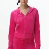 Technicolor Customizable Big Bling Velour Hoodie Technicolor Customizable Big Bling Velour Hoodie
