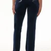 Technicolor Customizable Big Bling Velour Track Pants