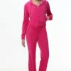 Technicolor Customizable Big Bling Velour Track Pants Technicolor Customizable Big Bling Velour Track Pants
