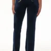 Technicolor Customizable Big Bling Velour Track Pants