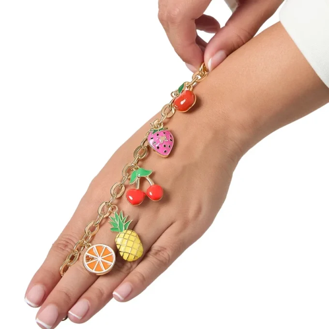 Tropical Fruit Charm Bracelet Tropical Fruit Charm Bracelet