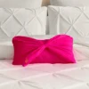 Velvet Bow Decorative Pillow Velvet Bow Decorative Pillow