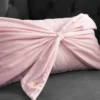 Velvet Bow Decorative Pillow Velvet Bow Decorative Pillow
