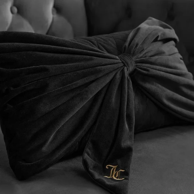 Velvet Bow Decorative Pillow Velvet Bow Decorative Pillow