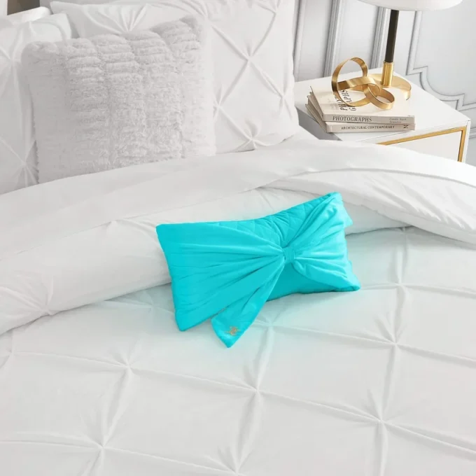 Velvet Bow Decorative Pillow Velvet Bow Decorative Pillow