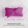 Velvet Bow Decorative Pillow Velvet Bow Decorative Pillow