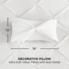 Velvet Bow Decorative Pillow Velvet Bow Decorative Pillow