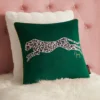 Velvet Cheetah Square Pillow Velvet Cheetah Square Pillow