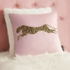 Velvet Cheetah Square Pillow Velvet Cheetah Square Pillow