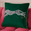 Velvet Cheetah Square Pillow Velvet Cheetah Square Pillow