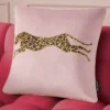 Velvet Cheetah Square Pillow Velvet Cheetah Square Pillow