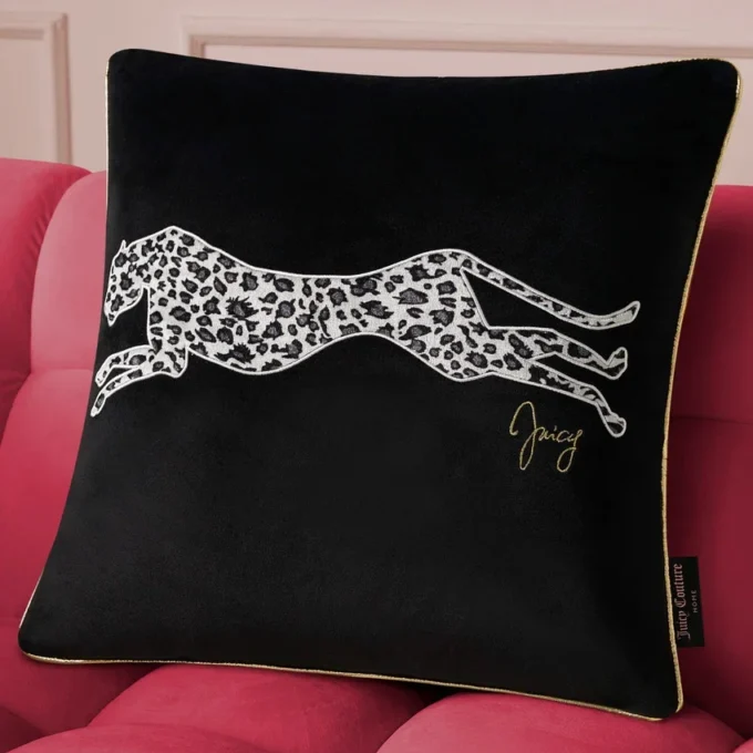 Velvet Cheetah Square Pillow Velvet Cheetah Square Pillow
