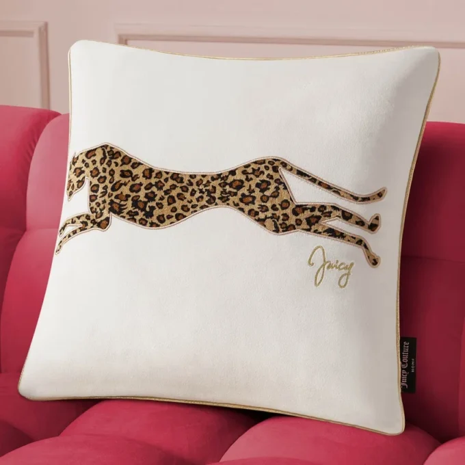Velvet Cheetah Square Pillow Velvet Cheetah Square Pillow