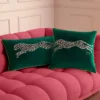 Velvet Cheetah Square Pillow Velvet Cheetah Square Pillow