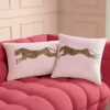 Velvet Cheetah Square Pillow Velvet Cheetah Square Pillow