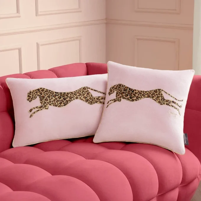 Velvet Cheetah Square Pillow Velvet Cheetah Square Pillow
