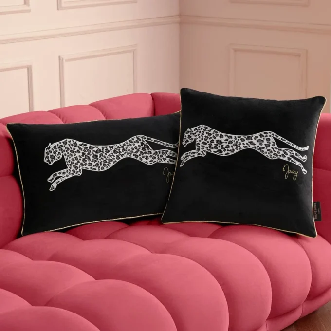 Velvet Cheetah Square Pillow Velvet Cheetah Square Pillow