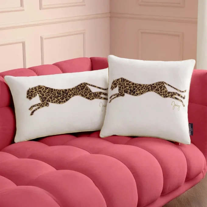 Velvet Cheetah Square Pillow Velvet Cheetah Square Pillow