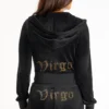 Virgo Customizable Big Bling Velour Hoodie Virgo Customizable Big Bling Velour Hoodie