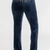 Virgo Customizable Big Bling Velour Track Pants Virgo Customizable Big Bling Velour Track Pants