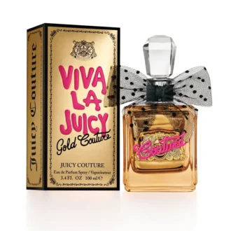 Viva La Juicy Gold Couture Eau De Parfum Spray, 3.4 Oz