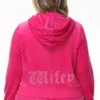 Wifey Customizable Big Bling Velour Hoodie Wifey Customizable Big Bling Velour Hoodie